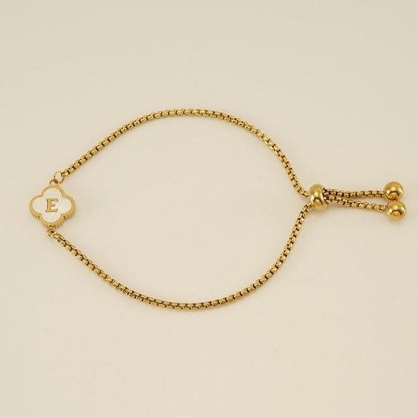 Clover Initial Bracelets Product Image