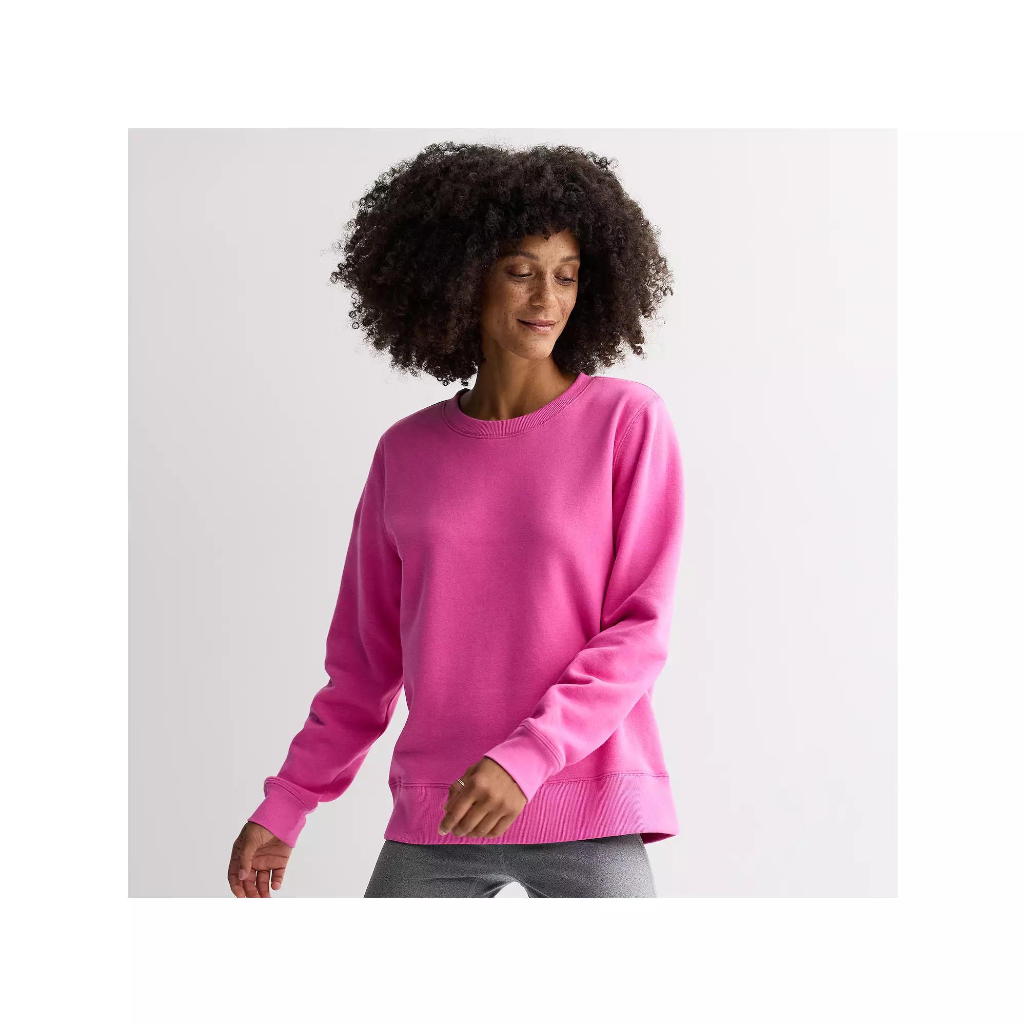 Women's Tek Gear® Ultrasoft Fleece Crewneck Sweatshirt,  Product Image