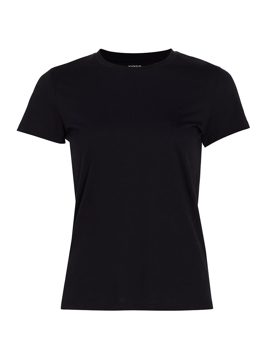 Womens Cotton Crewneck T-Shirt Product Image