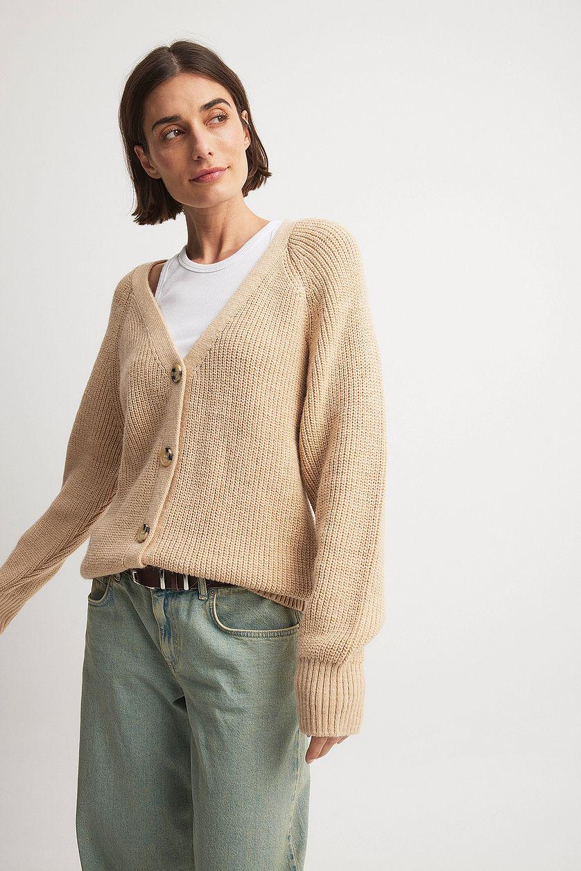 Oversized Knitted Cardigan Product Image