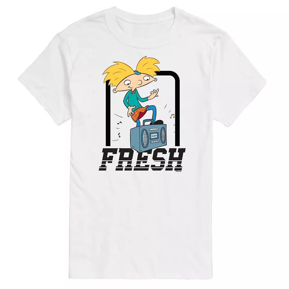 Big & Tall Hey Arnold! "Fresh" Boombox Graphic Tee, Men's,  Product Image