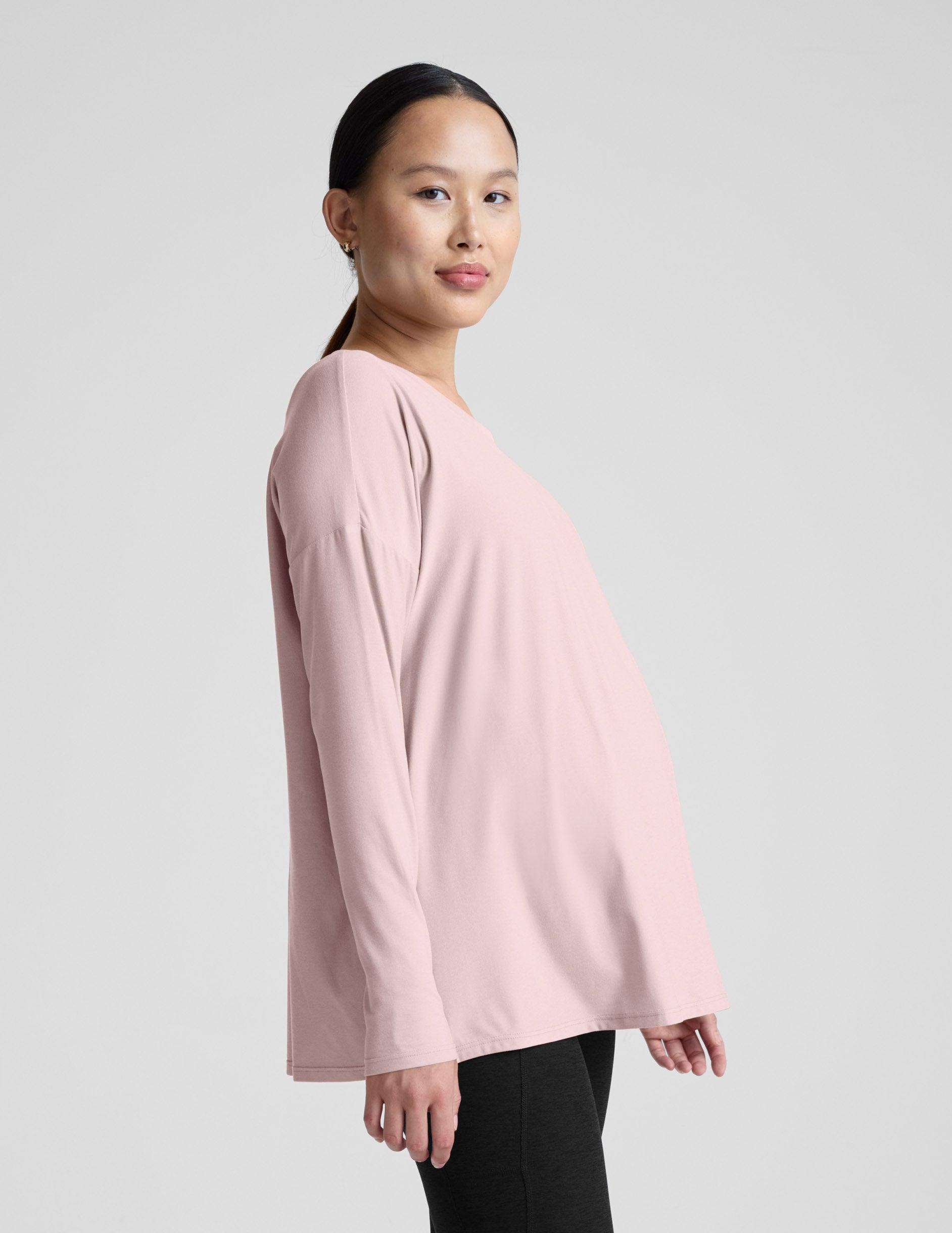 Featherweight Feels Like Home Long Sleeve Maternity Top Product Image