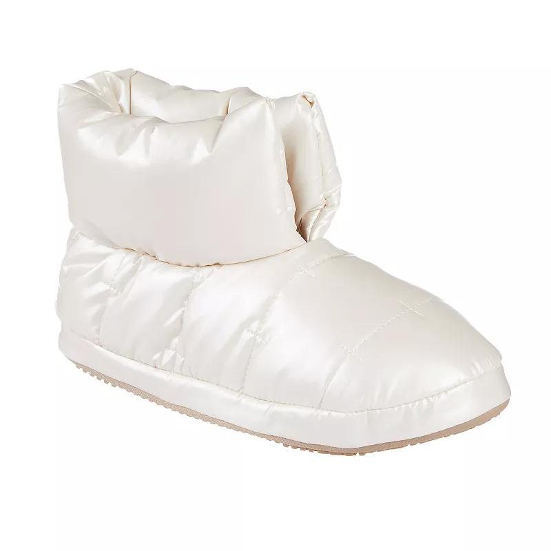 isotoner Mikaela Women's Puffer Bootie Slippers,  Product Image