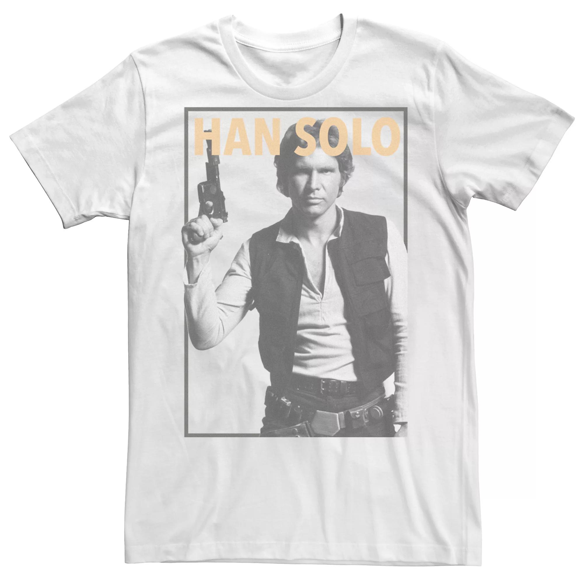 Men's Star Wars A New Hope Faded Han Solo Portrait Tee,  Product Image