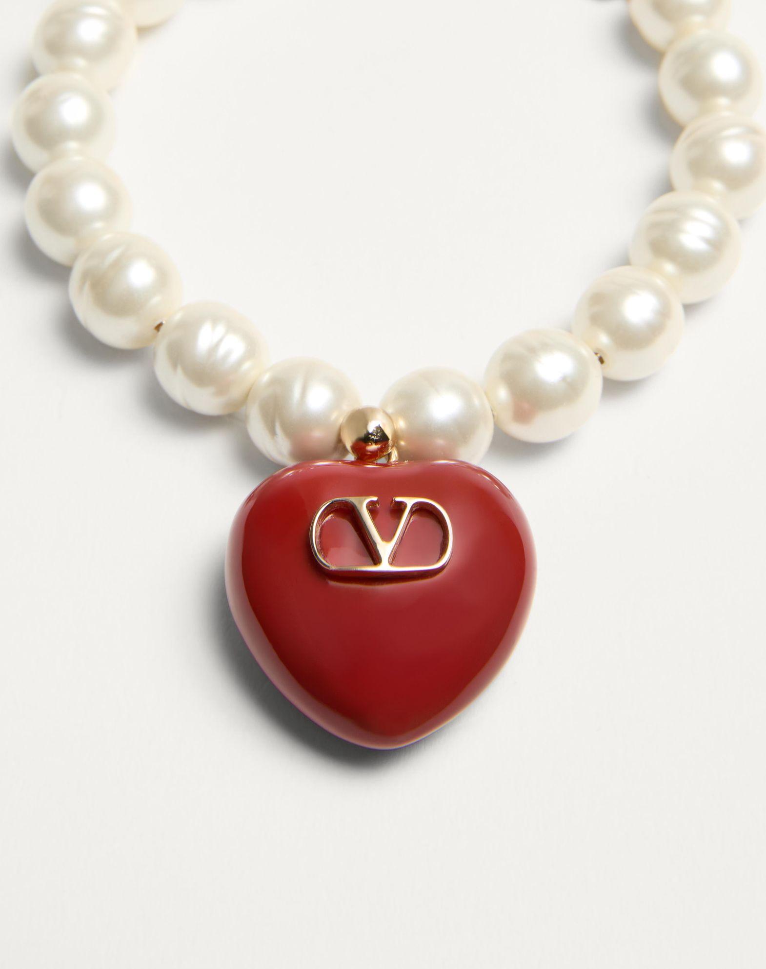 Coeur Royal Bracelet In Metal, Enamel And Beads Product Image