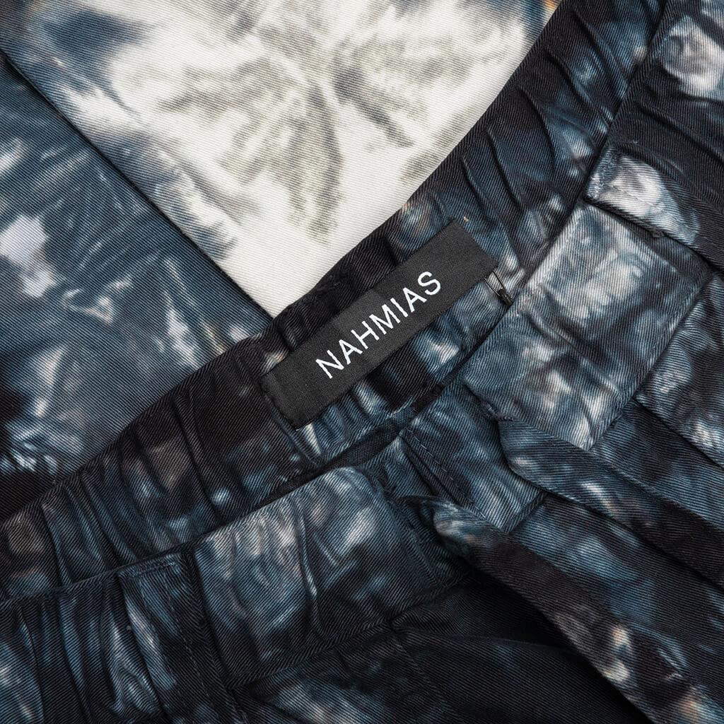 Tye Dye Baggy Trousers - Blue Tye Dye Male Product Image