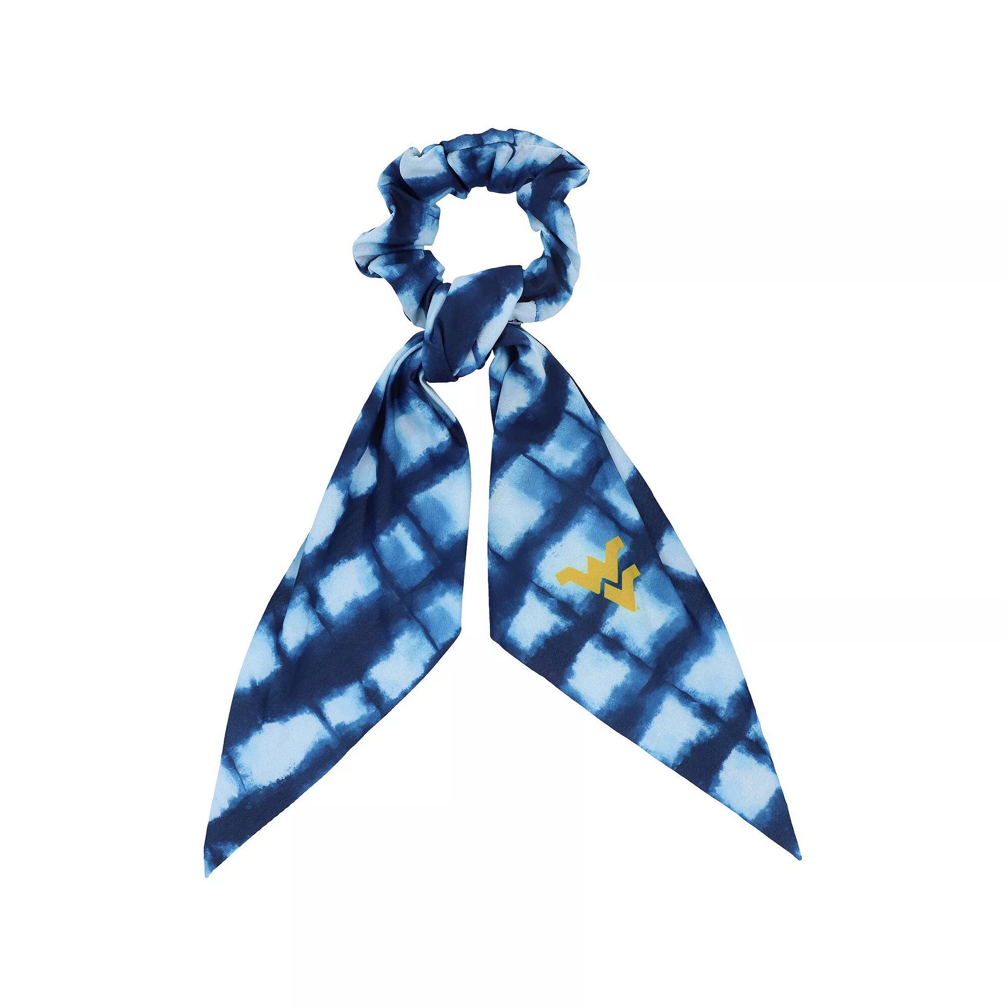 Womens ZooZatz West Virginia Mountaineers Tie-Dye Scrunchie Scarf Product Image