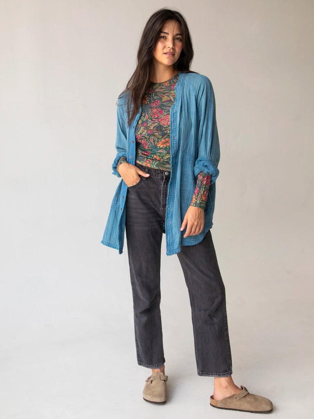 Sloane Mesh Long Sleeve Top Product Image