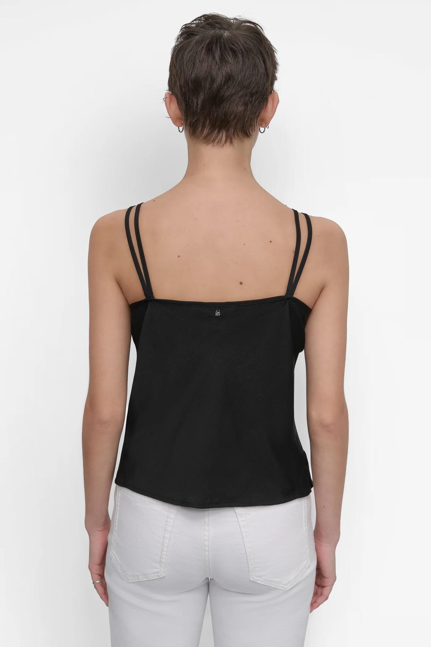 STRAPPY V-NECK CAMI W/ADJUSTABLE STRAPS Product Image