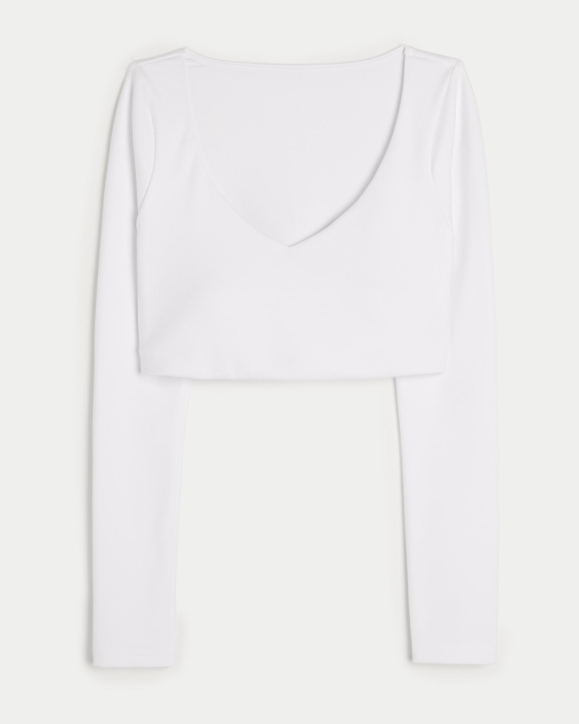 Gilly Hicks Active Recharge Ultra-Crop Plunge Top Product Image