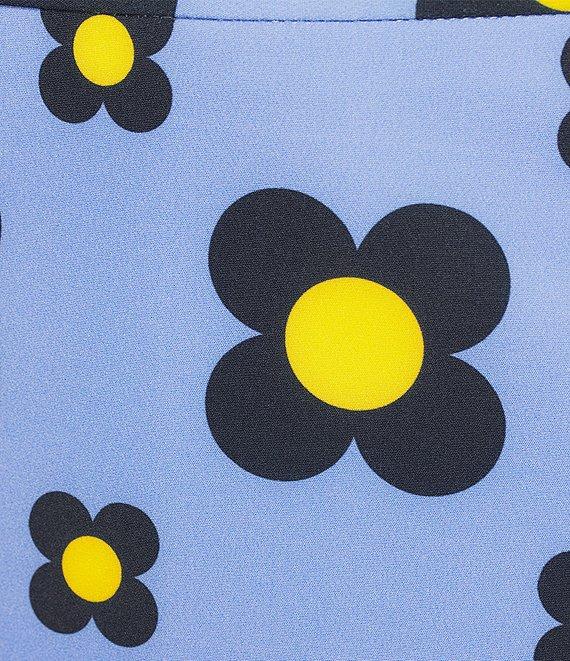 Tara Jarmon Tania Coordinating Geometric Daisy Print A-Line Mini Skirt Product Image