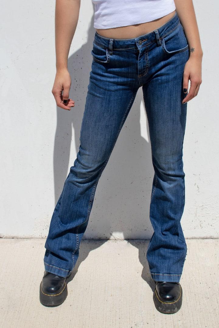 Low waist flared jeans Product Image