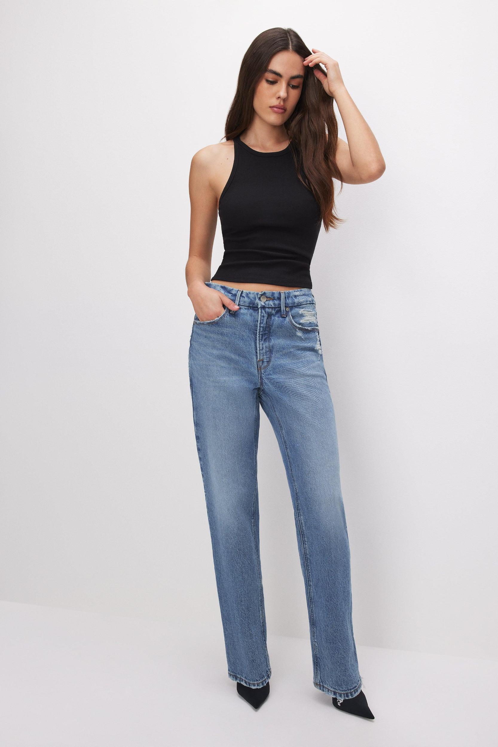 MICRO RIB CREWNECK TANK | BLACK001 Product Image