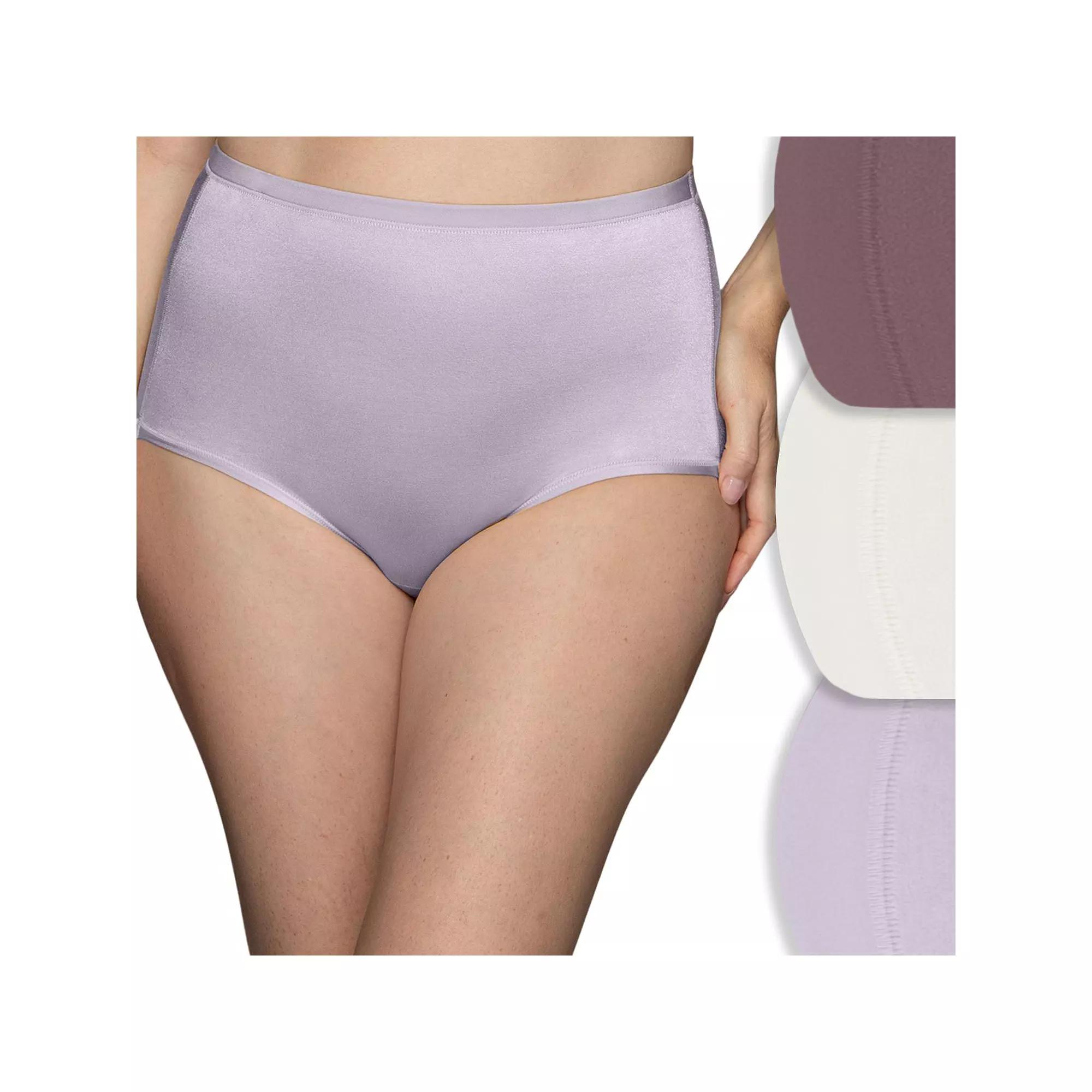 Women's Vanity Fair Lingerie® Body Caress 3-Pack Brief Panties 13438,  Product Image