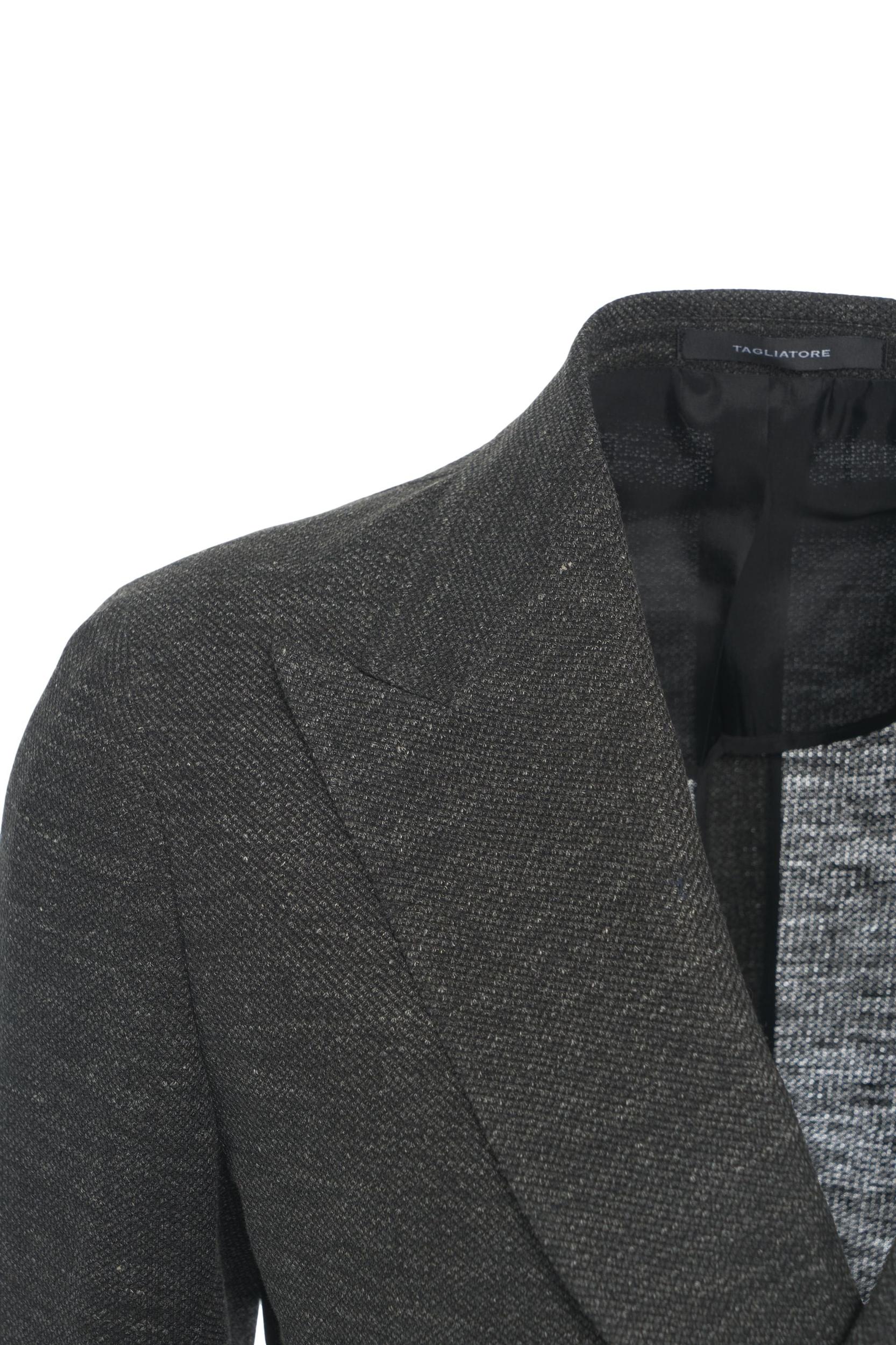 Double-breasted blaser in linen blend Product Image