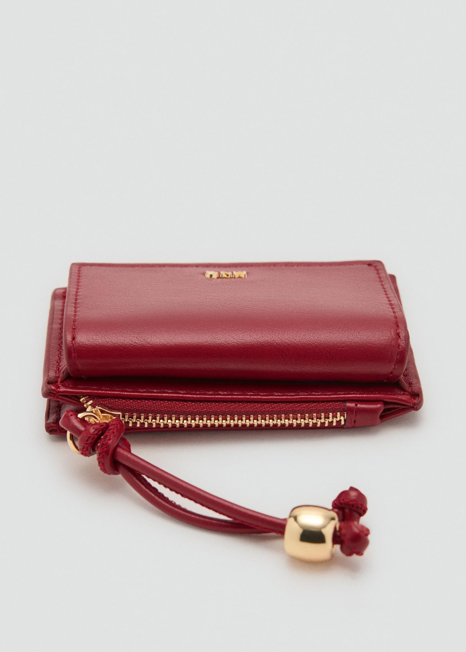 Mini-purse with bead detail - Women | MANGO USA Product Image