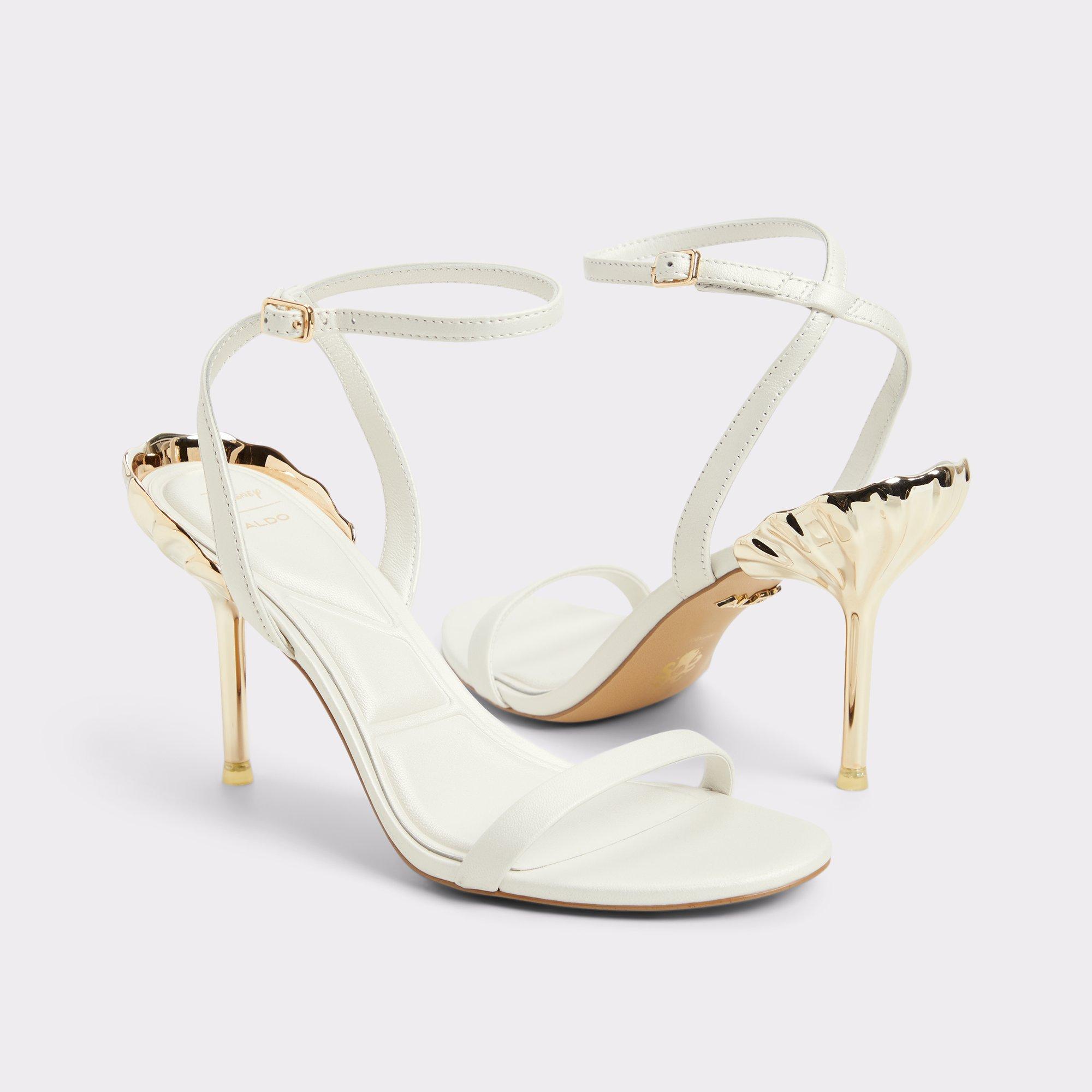ALDO Arielheel - Women's Heeled Sandal Sandals - White, Size 7 Product Image