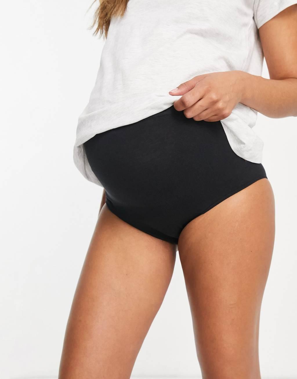 Mamalicious maternity 2 pack high waist control briefs Product Image