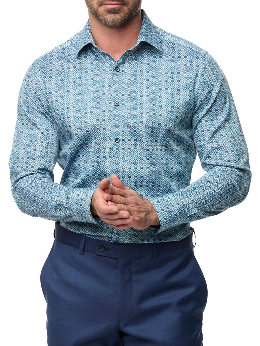 Mens Frisco Diamond Check Shirt Product Image