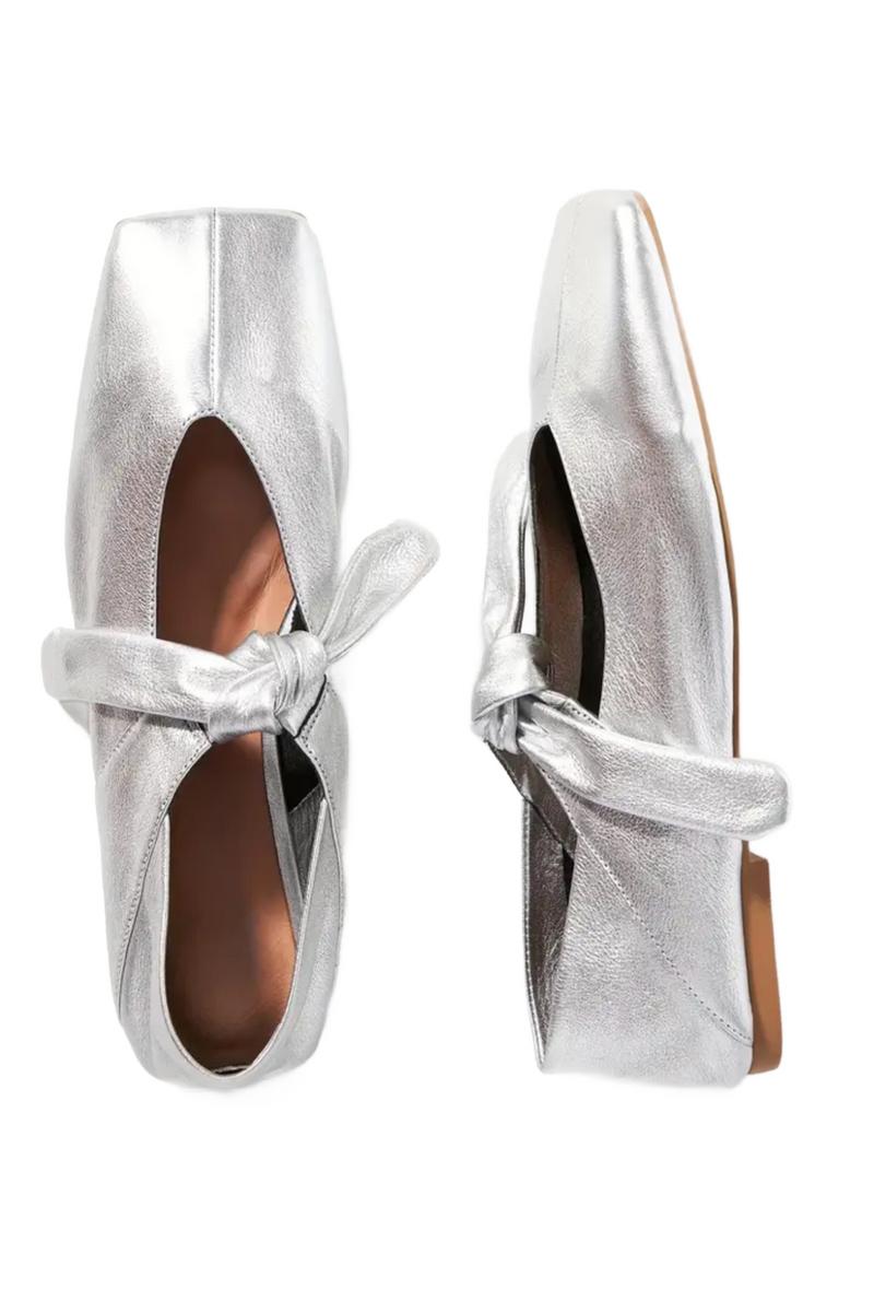 Metallic Ballet Flat Product Image