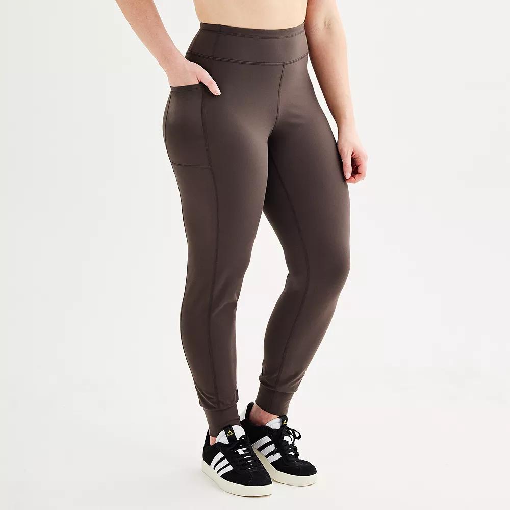 Women's FLX Affirmation High-Rise Joggers with Side Pockets, Size: Large, Landon Purple Product Image