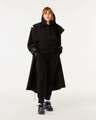 Short Cut Cotton Hoodie Product Image