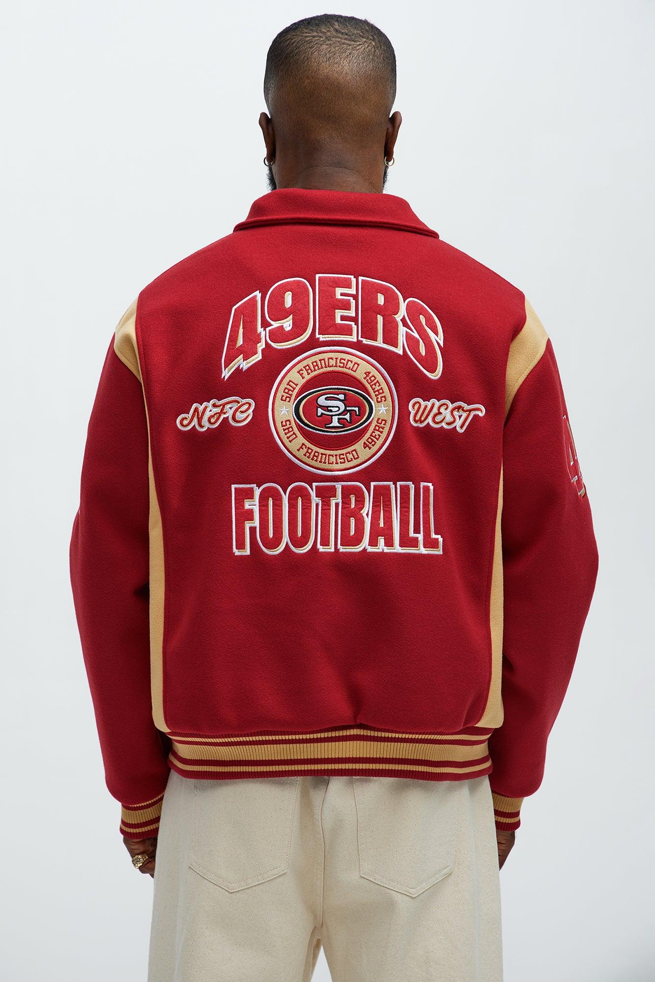 49ers Air Supremacy Jacket - Gold/Red Male Product Image