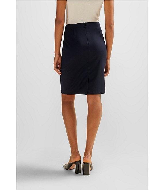 BOSS by Hugo Boss Vileah Virgin Wool Coordinating Pencil Skirt Product Image