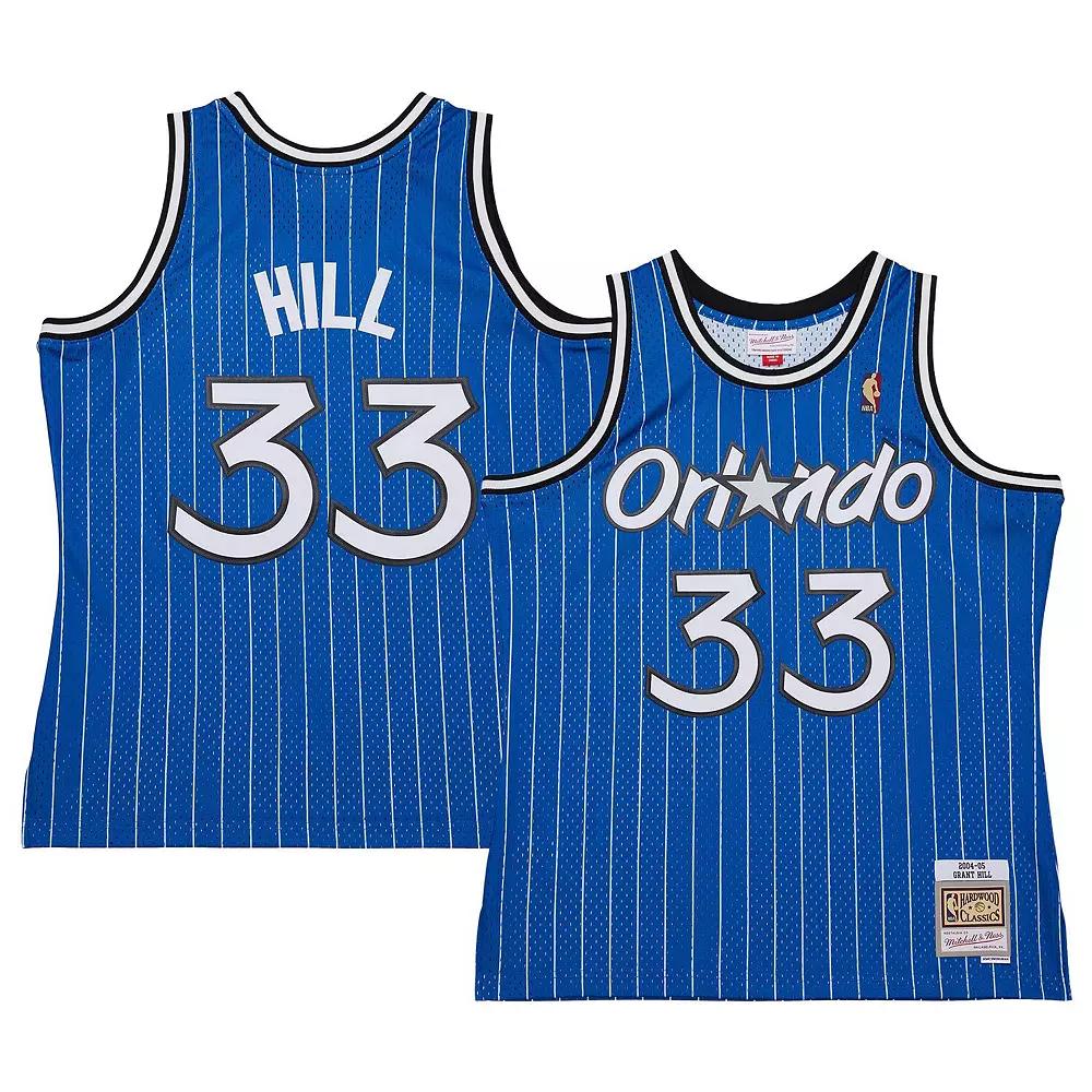 Men's Mitchell & Ness Grant Hill Blue Orlando Magic 2004/05 Hardwood Classics Swingman Jersey,  Product Image
