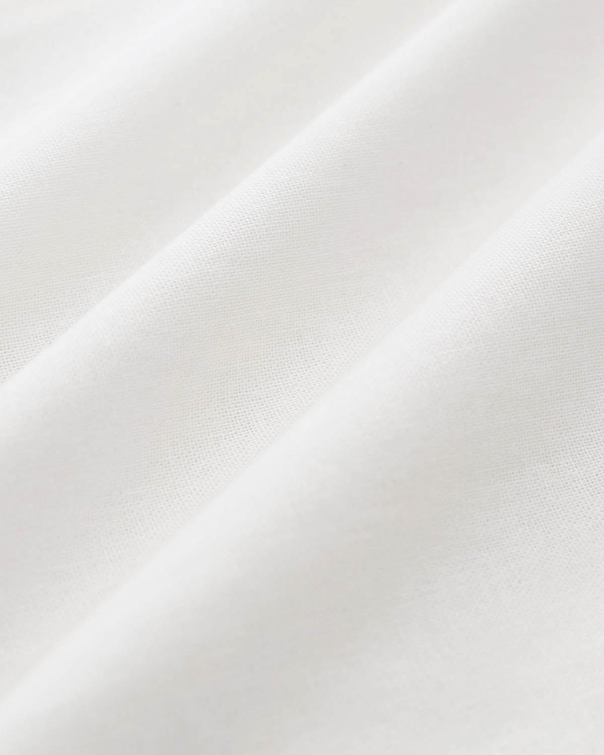 White Pure Cotton Long Sleeve Shirt Blouse Suit Product Image