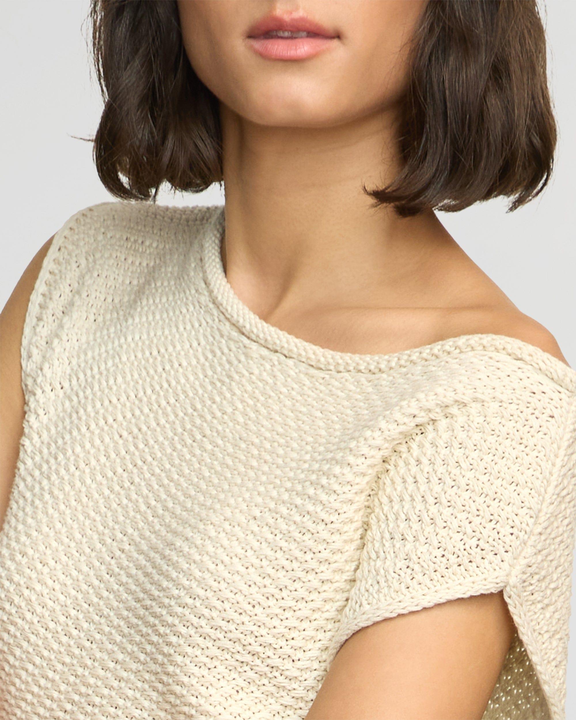 Chisa Textured Off-Shoulder Knit Top Product Image