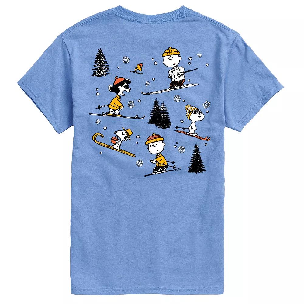 Big & Tall Peanuts Skiing Graphic Tee, Men's,  Product Image