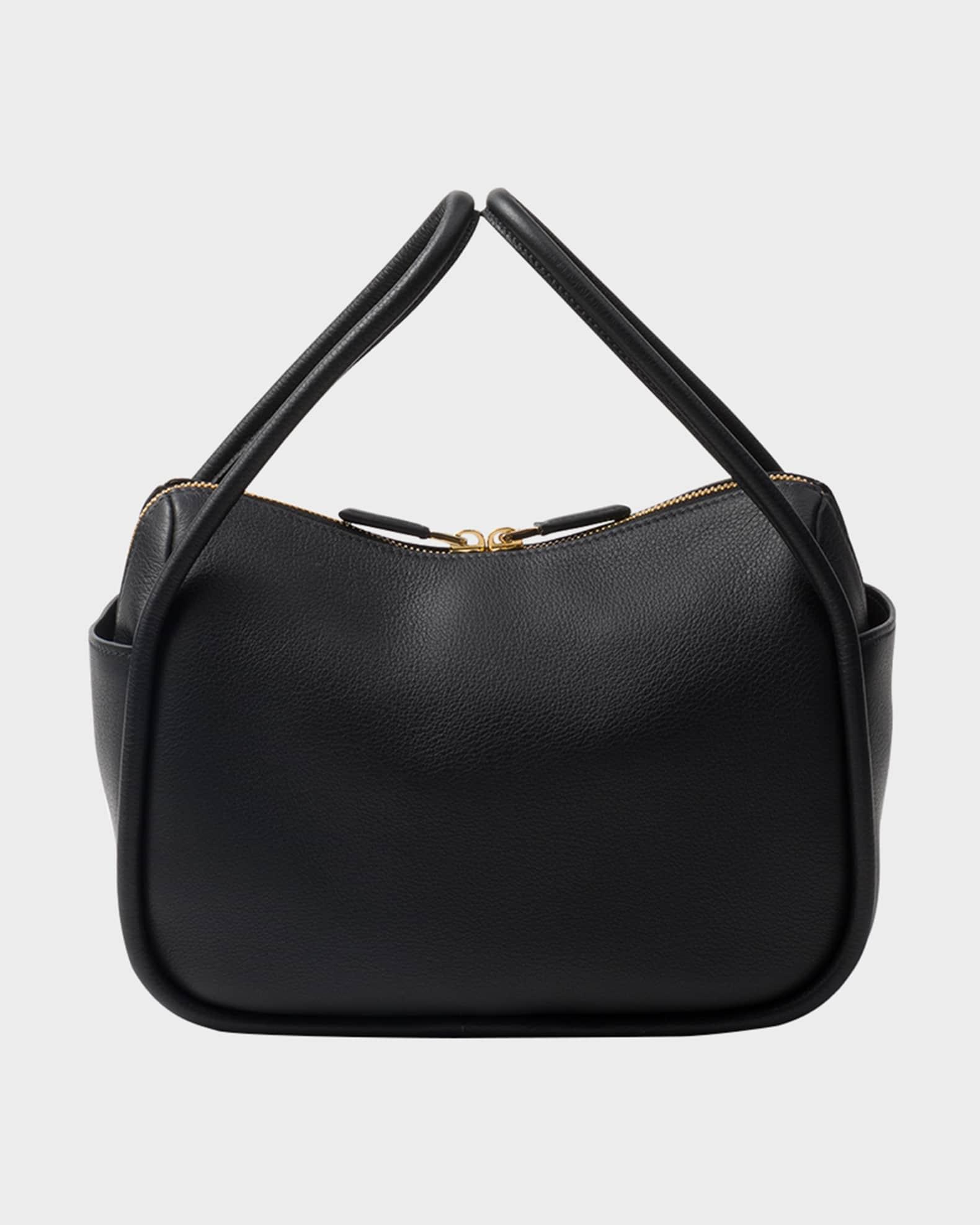 Flou Zip Leather Top-Handle Bag Product Image
