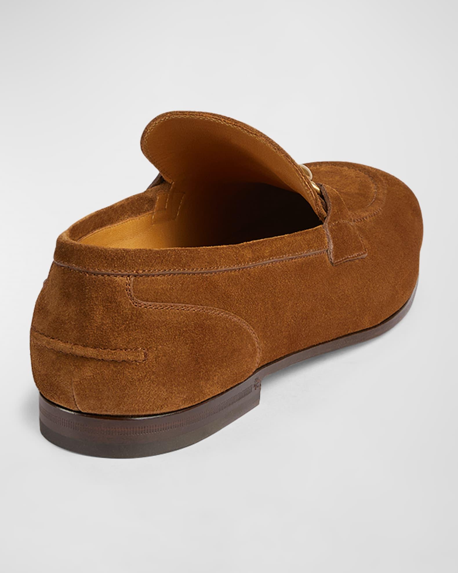 Mens Suede Horsebit Loafers Product Image