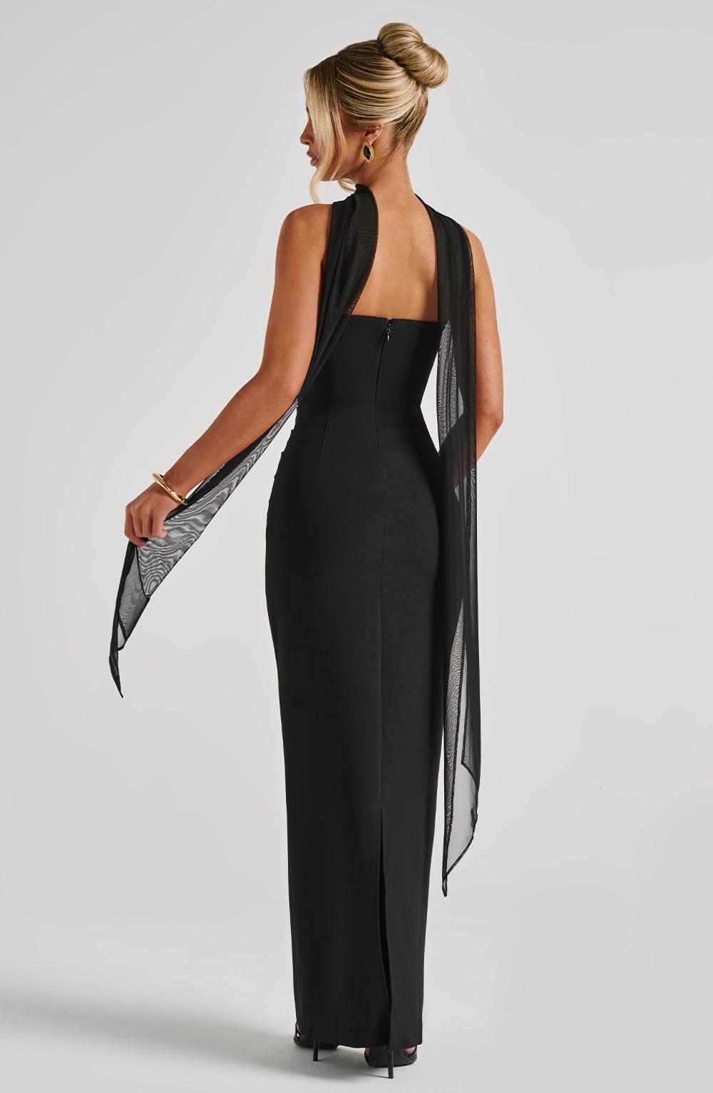 Yulia Maxi Dress - Black Product Image