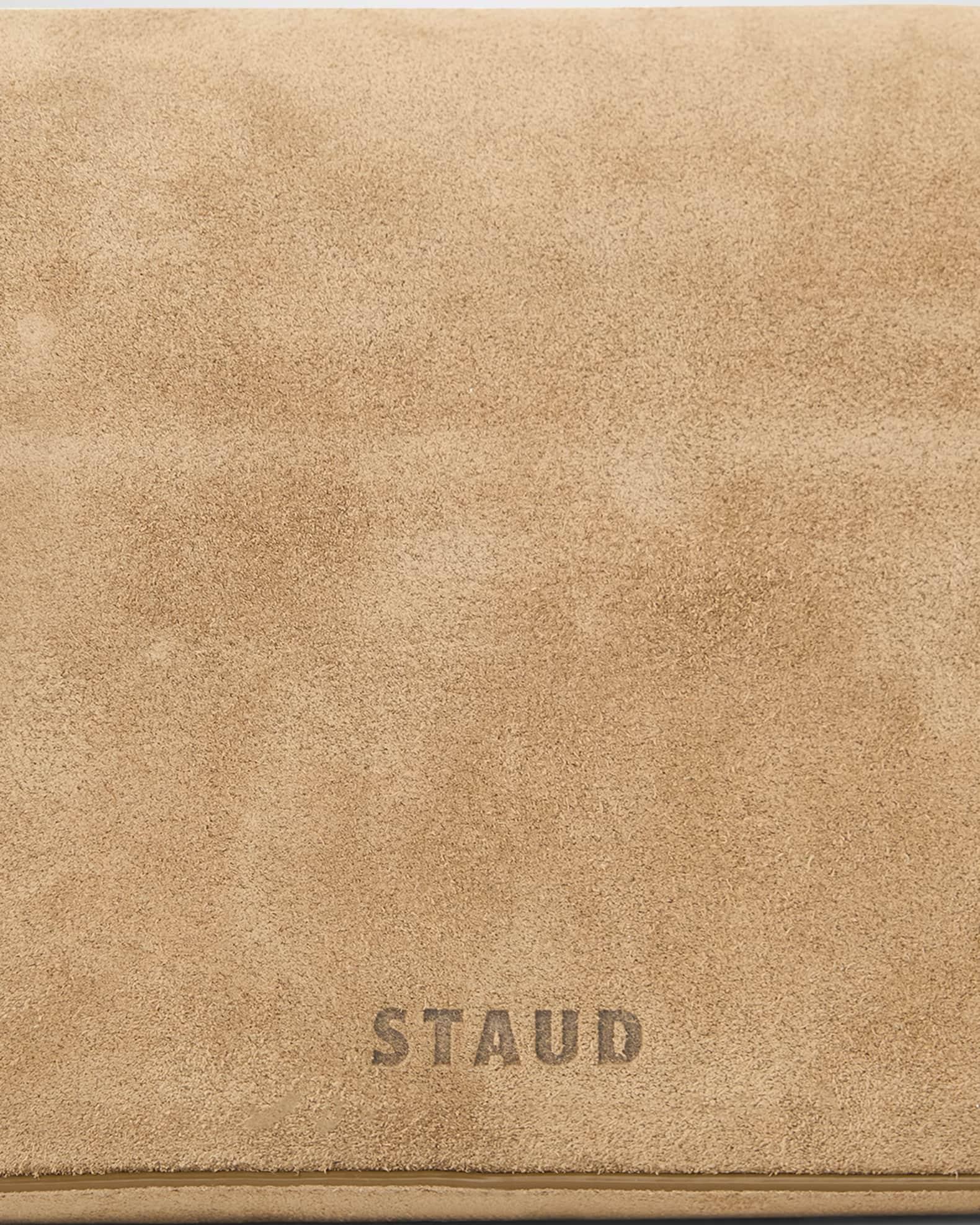 Harlow Buckle Suede Shoulder Bag Product Image