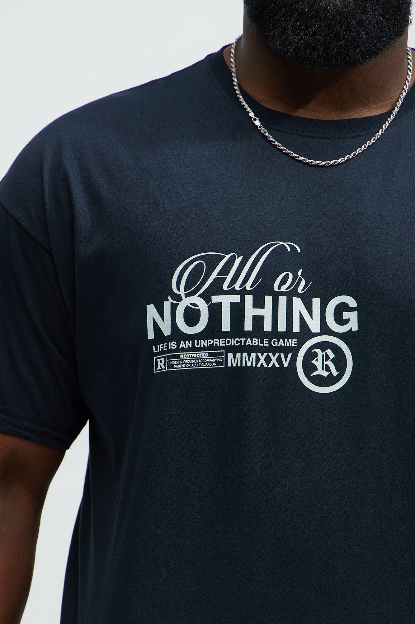 Life Is Unpredictable Short Sleeve Tee - Black Product Image