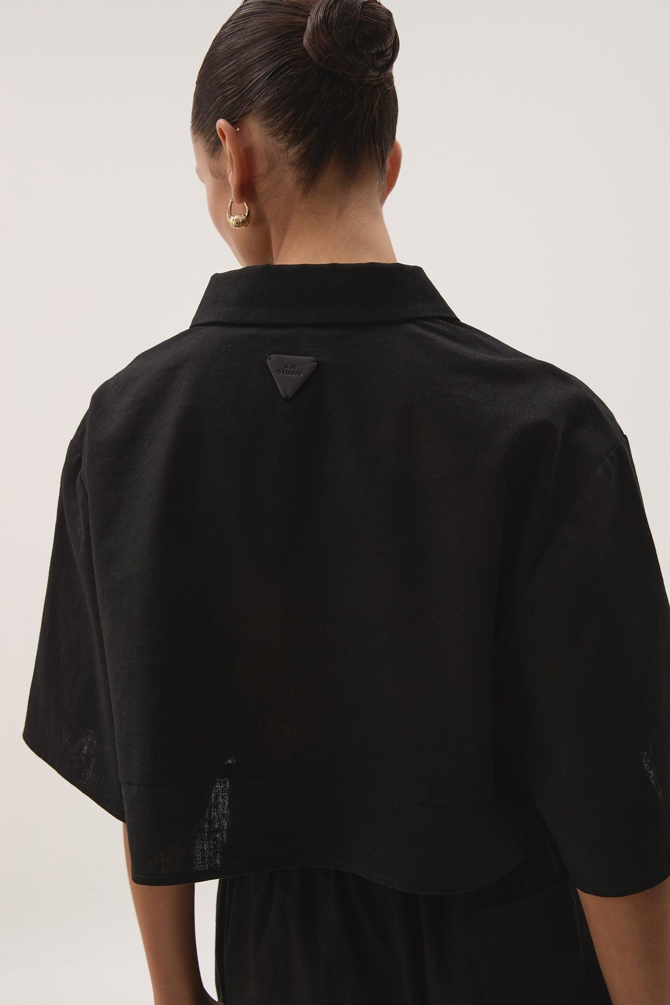Airlie Cropped Shirt Product Image