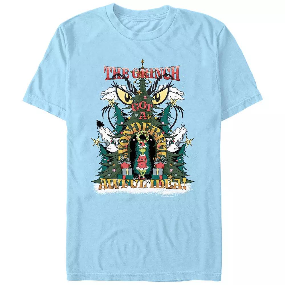 Big & Tall Dr. Seuss Grinch Got A Wonderful Awful Idea Graphic Tee, Men's,  Product Image
