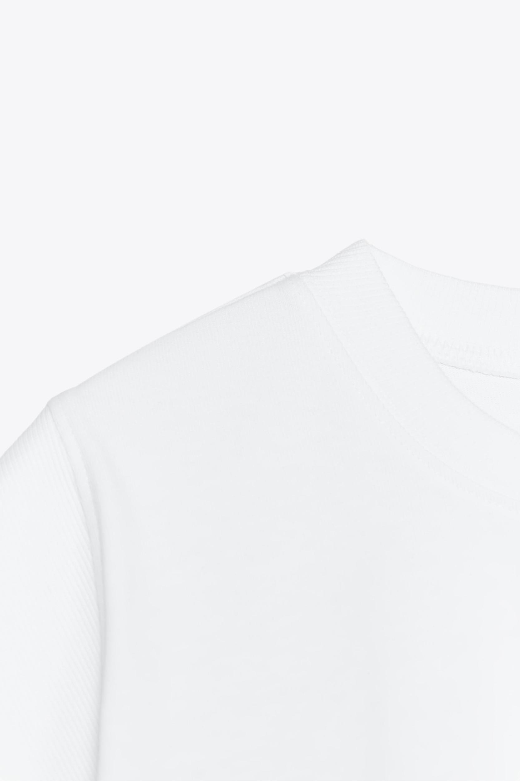 WASHED EFFECT SLEEVELESS T-SHIRT Product Image