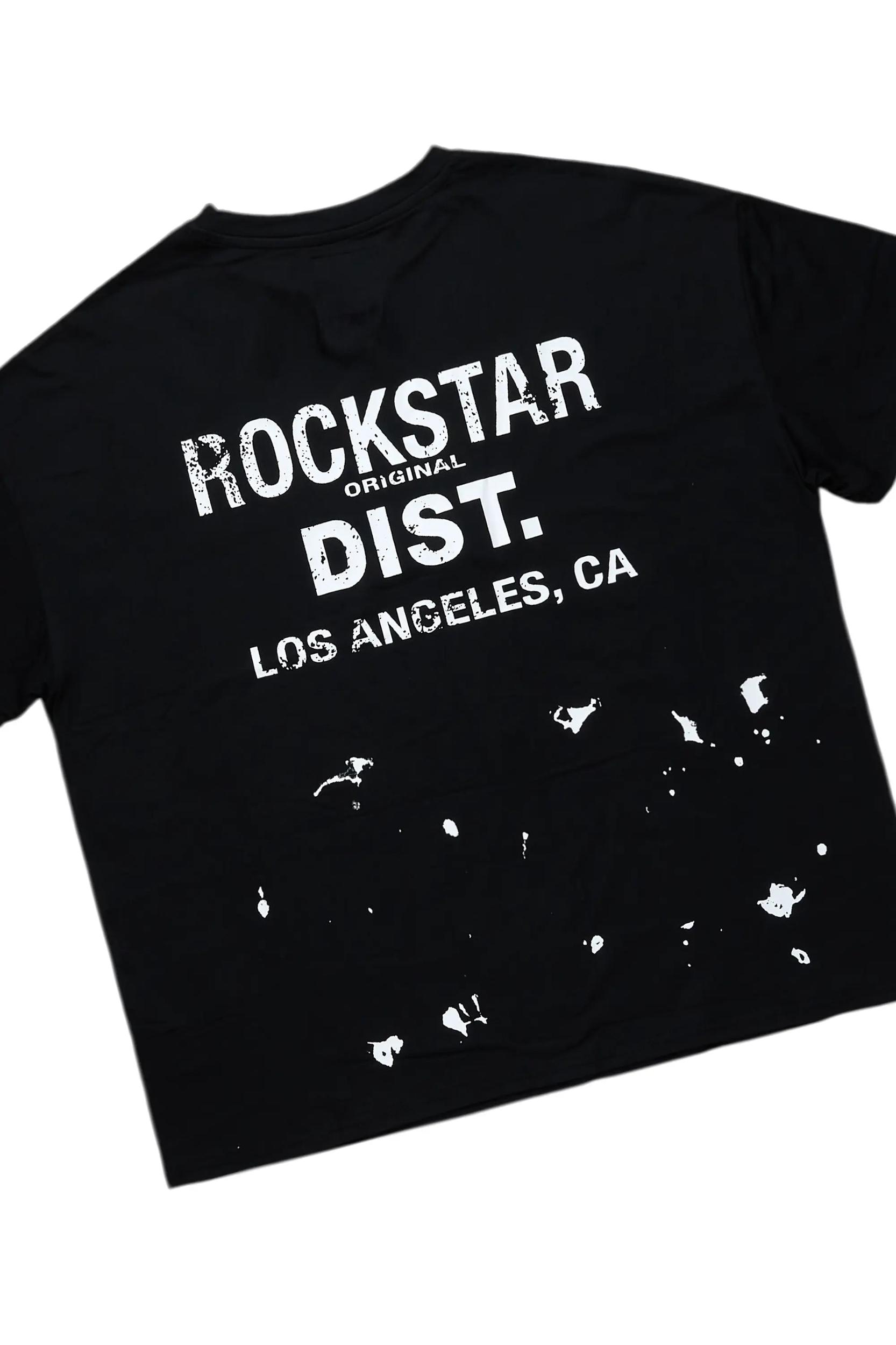 Living For It Black Bike Short Set Female Product Image