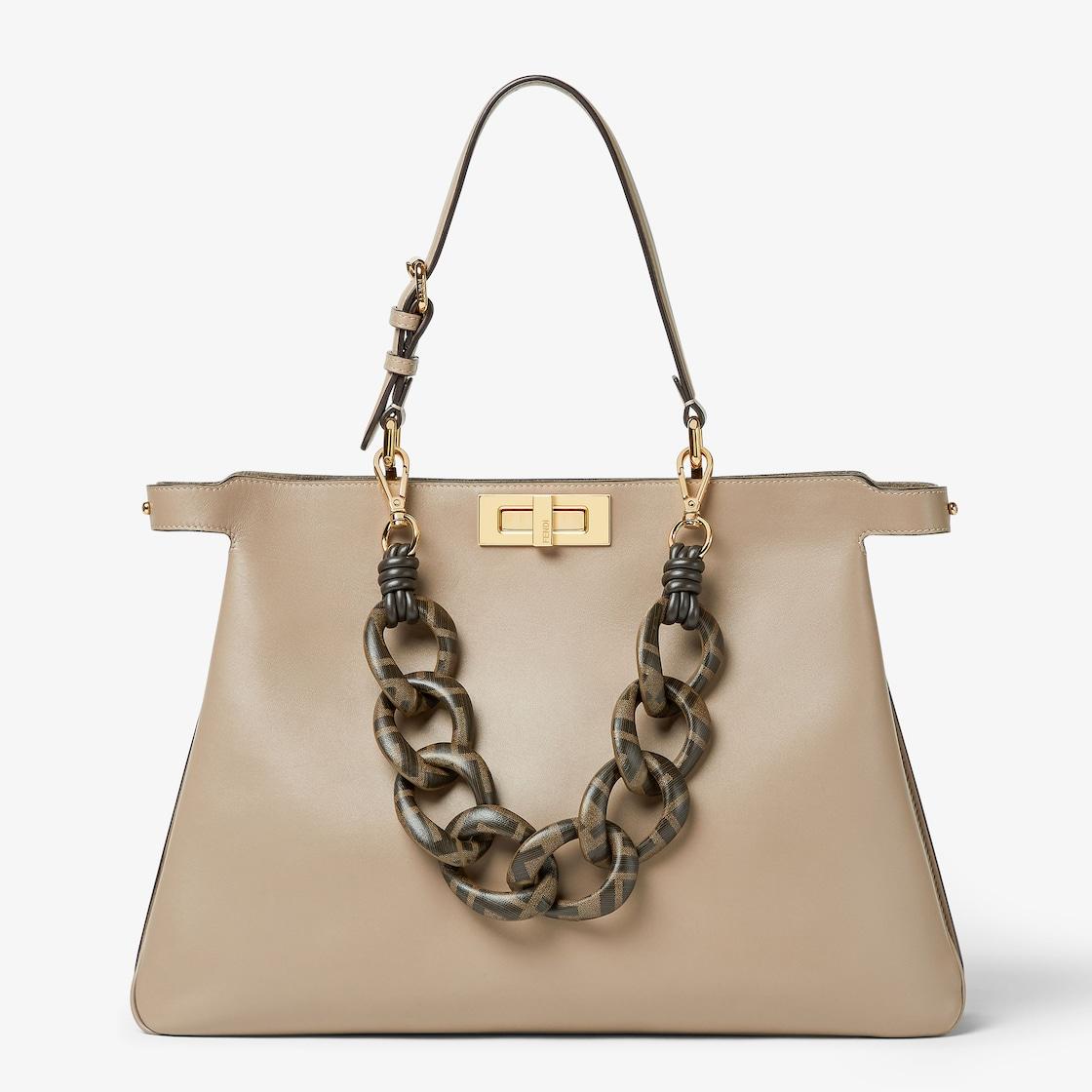 Mini Strap YouBrown FF nappa leather shoulder strap Product Image