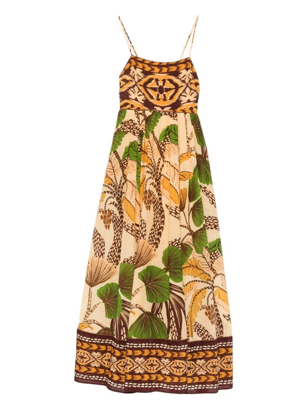 Foliage Sketch maxi dress Product Image