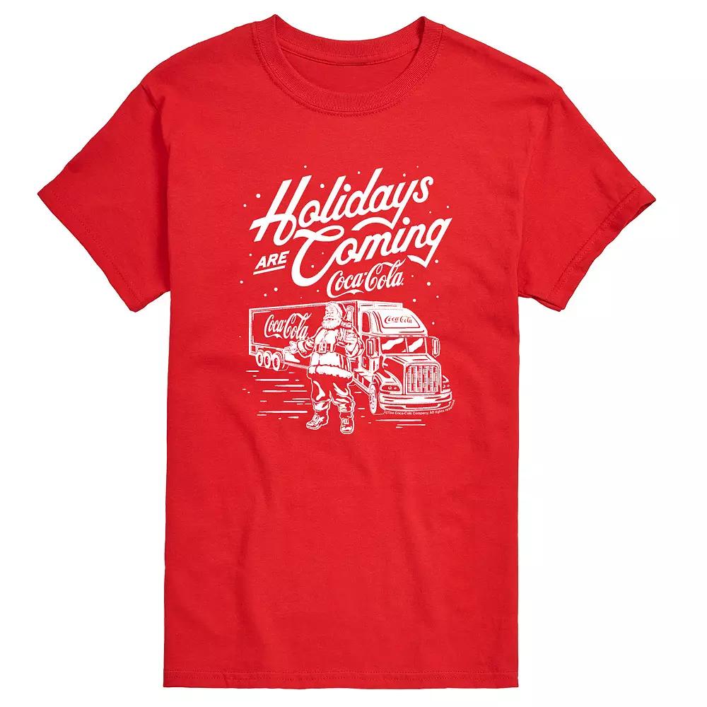 Men's Coca-Cola Holidays Are Coming Graphic Tee,  Product Image