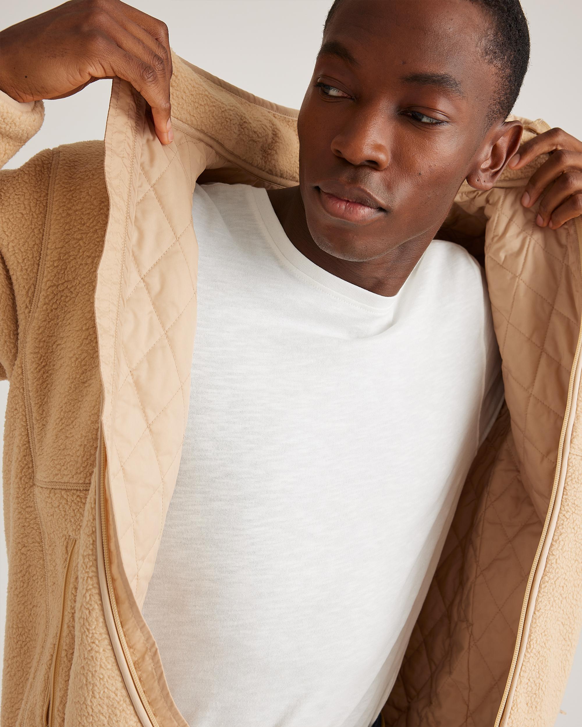 Quince | Men's Sherpa Full Zip Jacket 100% Polyester Product Image