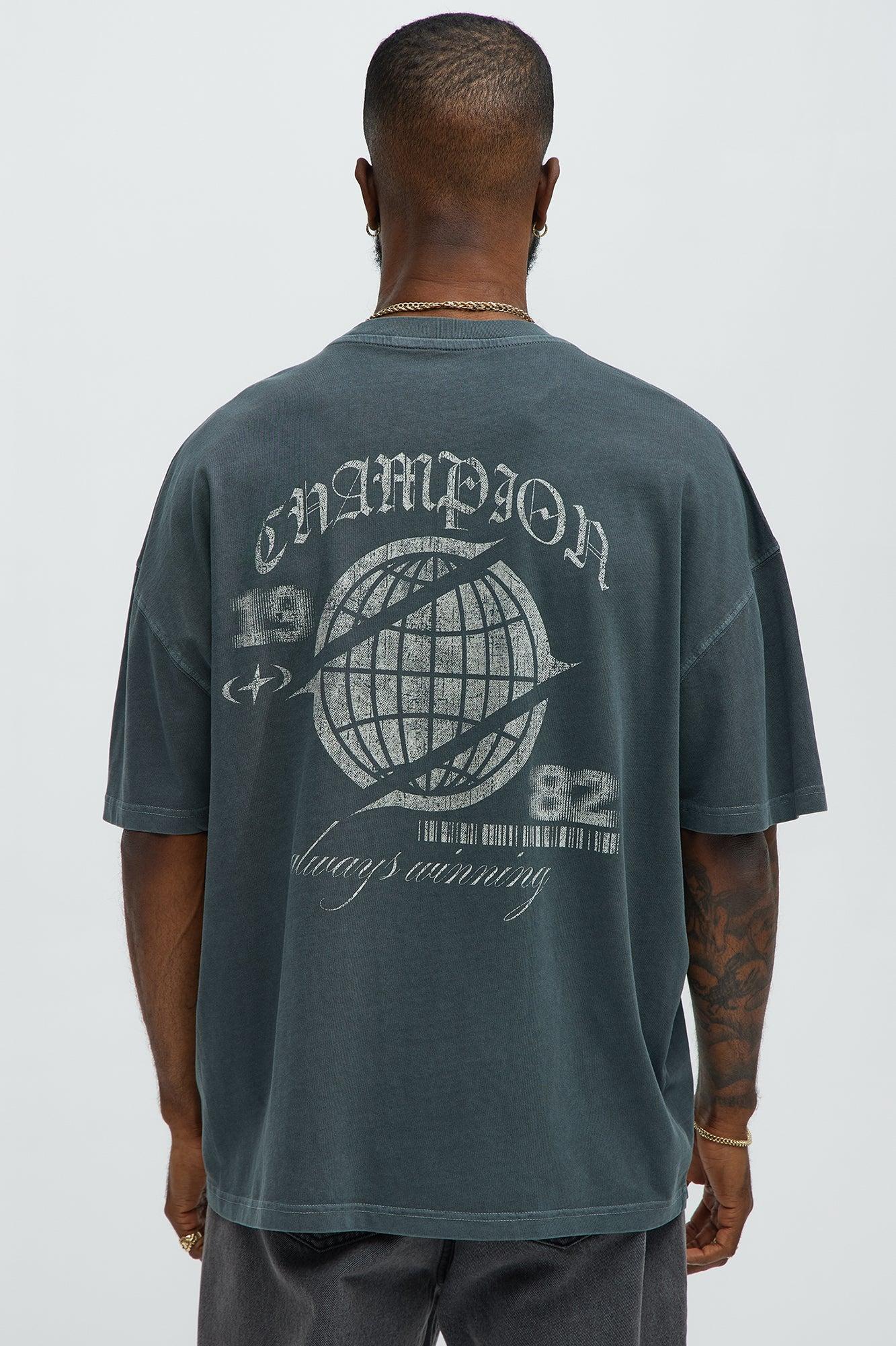 Champion 1982 Oversized Short Sleeve Tee - Grey Product Image
