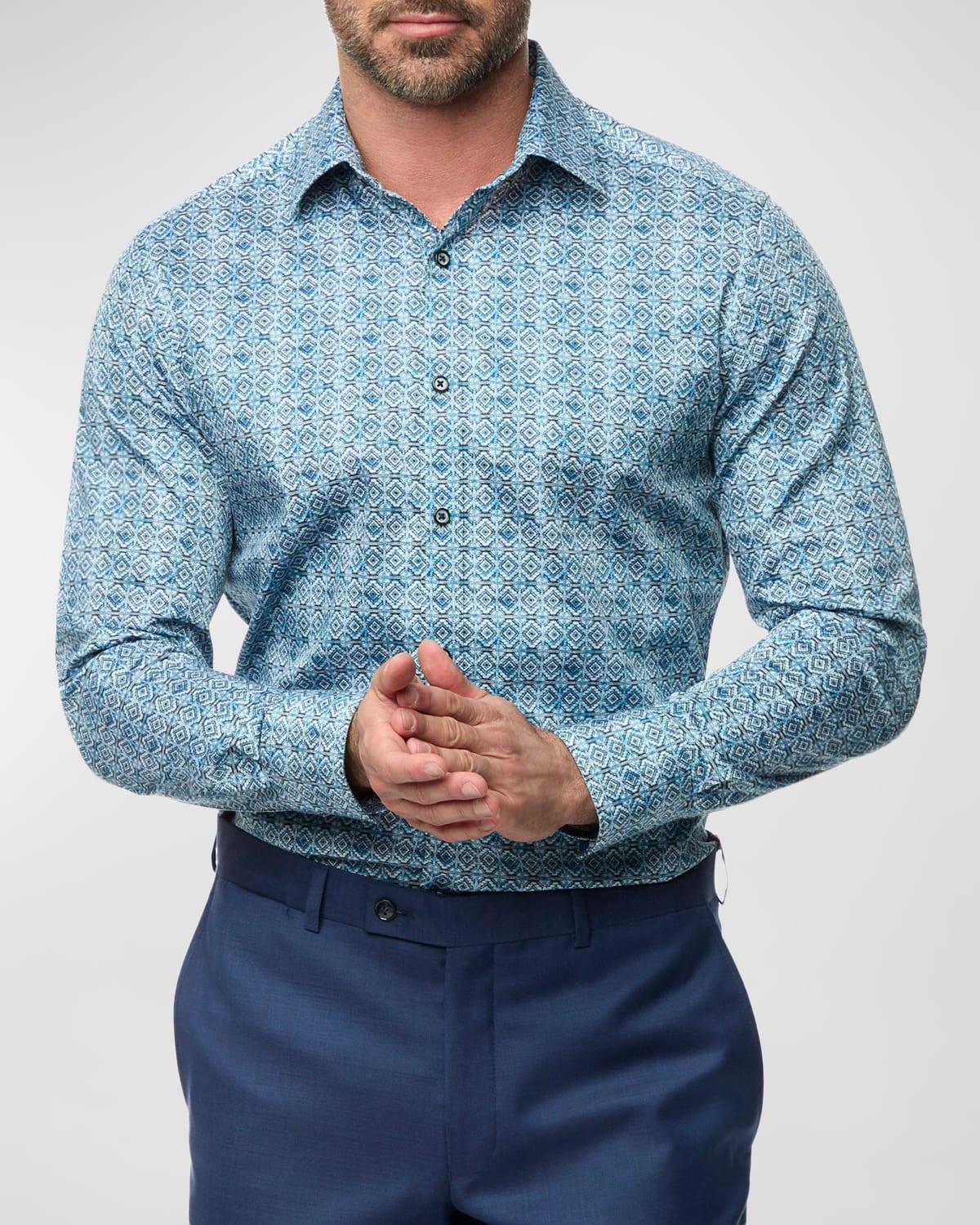 Mens Frisco Diamond Check Shirt Product Image