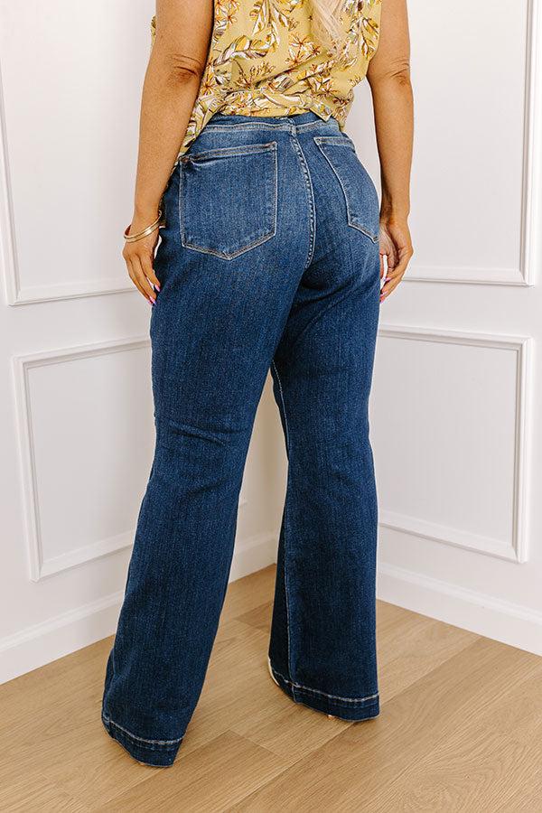 JUDY BLUE Ryleigh High Waist Flare Curves Product Image
