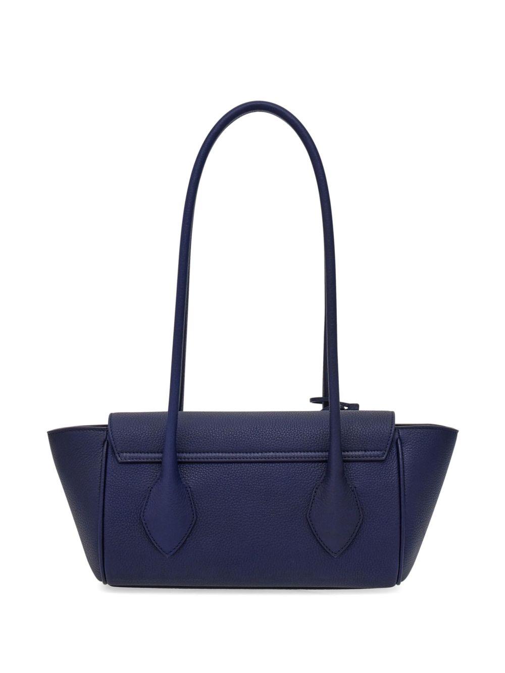 small East-West leather tote bag Product Image