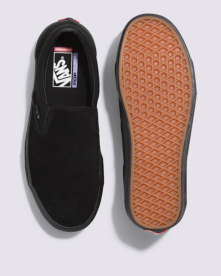 Vans | Skate Slip-On Black/Black Skate Shoe Product Image